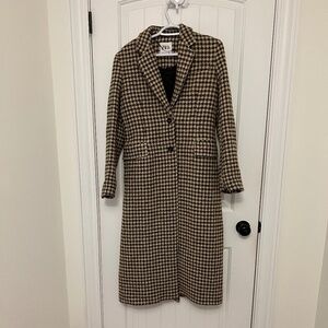Zara long coat NWOT